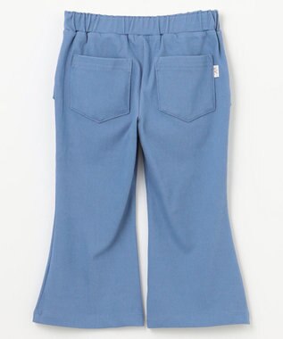 組曲 KIDS 【110-140㎝】フレアーデニムニット パンツ サックスブルー系