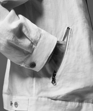 JOSEPH HOMME ベルギーリネンオックス　スウィングトップ ホワイト系