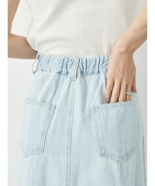 earth music&ecology デニムマーメイドスカート Sax