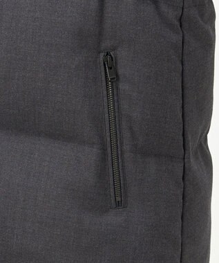 23区 S 【R(アール)】サキソニー ダウンベスト チャコールグレー系