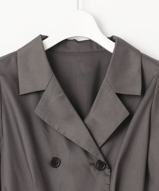 Feroux トレンチ風 ワンピース グレー系