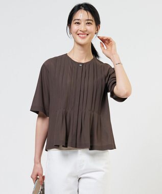 J.PRESS LADIES シアードライトリコット フレアタック カットソー