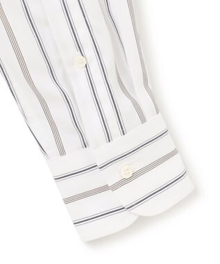 J.PRESS MEN 【PREMIUM PLEATS / 形態安定】ジェントリーストライプ シャツ / B.D. ブラウン系2