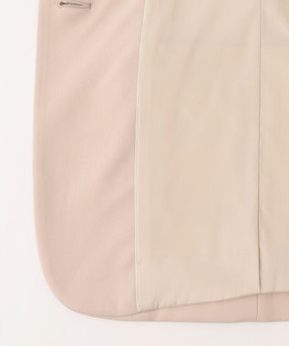 自由区 【XSサイズ～/洗える】ダブルフェイススーティング テーラードジャケット ピンク系