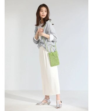 Green Parks ＯＴＯ．ＨＡ．　クロシェ編みショルダーバッグ Lime Green