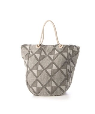 UNBILLION cachecache 加工デニムトートバッグ グレー