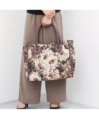 UNBILLION カシュカシュ cachecache / ジャガードスクエアトート