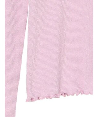 earth music&ecology ラメハイネックプルオーバー Pink