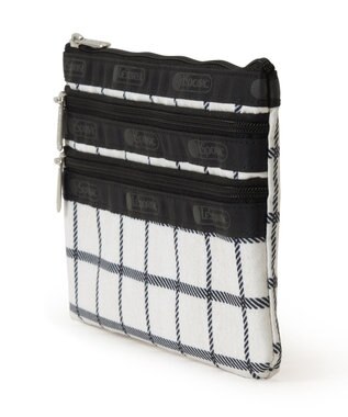 LeSportsac 3ZIP COSMETIC/モノクラスチェック モノクラスチェック