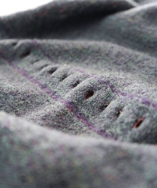 nitorito 【UNISEX】iroiro 無地 3WAY ストール green×pink