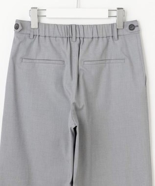 J.PRESS LADIES 【セットアップ対応・洗える・撥水】コットンFITTY ストレート パンツ グレー系