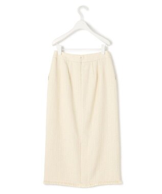 ICB スラブヤーンツイード ナロースカート トープ系