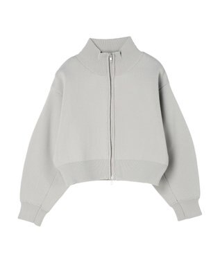 Green Parks ・ＥＬＥＮＣＡＲＥ　ＤＵＥ　ハイネックＺＩＰカーディガン Gray