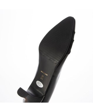 Riz raffinee <Riz raffinee>異素材ポインテッドトゥコンビパンプス ブラックビー