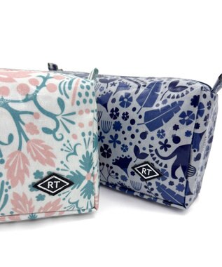 ROOTOTE 1027【ポーチ】WR.ウィズルー.ラミネート-R 01：フローラル