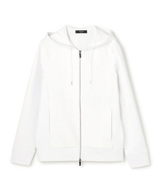 JOSEPH HOMME 【オリジナル素材 】ライトタックジャージー   ジップアップフーディー ホワイト系