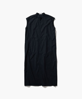 ATON COTTON LAWN | フレンチスリーブドレス NAVY