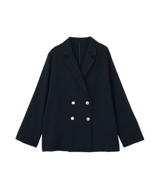earth music&ecology 【セットアップ対応】アソート金ボタンジャケット ネイビー