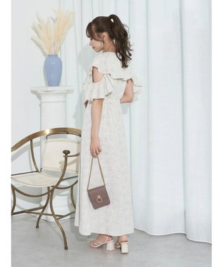 earth music&ecology ２ＷＡＹ　フリルスリーブワンピース Sax