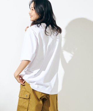 SHARE PARK MENS 【UNISEX】UVカット アートコラボTシャツ〈HIKING〉 ホワイト