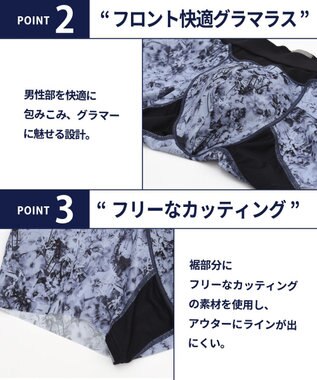 WACOAL MEN WACOAL MEN 【ダブルエアスルーパンツ】 ボクサーパンツ 風が通ってムレ軽減。 フロント快適グラマラス フリーなカッティング(裾部分) 前閉じ 下着 メンズ WT3323 /ワコールメン ブラック