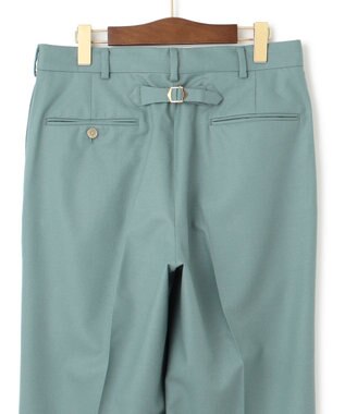 J.PRESS MEN 【J.PRESS ORIGINLAS】1001 PAPER FLANNEL PIPED STEM 1TUCK / JAPAN MADE ピーコックグリーン系