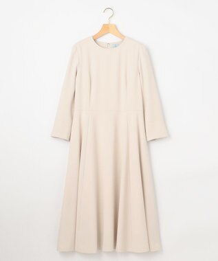 組曲 L 【KUMIKYOKU NAVY】コンフォータブルドレープ フレアワンピース アイボリー系