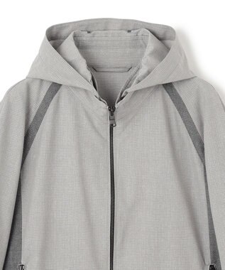 JOSEPH HOMME クールドッツストレッチ　フードブルゾン ライトグレー系