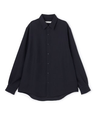 UNFILO MENS 【接触冷感/セットアップ対応】ダブルクロス シャツ ネイビー