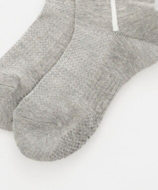 FILA GOLF／marie claire 【LOUDMOUTH】ロゴ入りニーハイソックス Light Gray