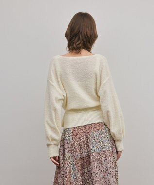 GRACE CONTINENTAL カシュクールニットトップ キナリ