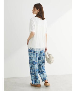 Green Parks プリーツチュールドッキングプルオーバー Off White