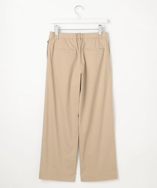 J.PRESS LADIES S 【セットアップ対応・洗える】セルロースリネンストレッチ ワイド パンツ ベージュ系