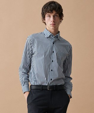 JOSEPH ABBOUD 【キングサイズ・ストレッチ・イージーケア・JAPANファブリック】ストライプストレッチ シャツ