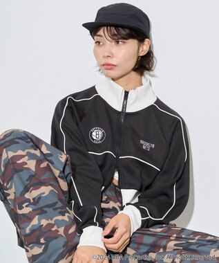 WEGO 別注NBAショートトラックジャケット ブラック