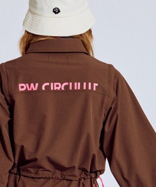PW CIRCULUS 【着回し力2倍 / 2WAY】【WOMEN】袖2WAY デタッチャブルワンピース ゴルフウェア レディース ダークブラウン系