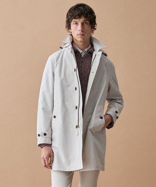 JOSEPH ABBOUD 【キングサイズ・ストレッチ・イージーケア・JAPANファブリック】ストライプストレッチ シャツ ローズ系1