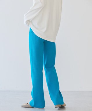 AMERICAN HOLIC リブニットパンツ Blue