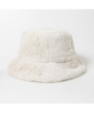 UNBILLION カシュネ cache nez / フェイクファーバケットハット アイボリー