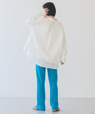 AMERICAN HOLIC リブニットパンツ Blue