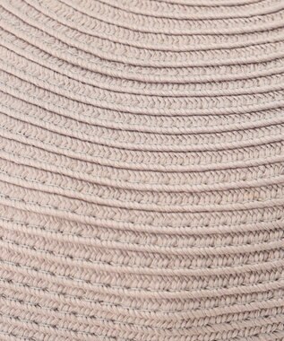 TOCCA 【UV90%以上カット・吸水速乾・抗菌防臭・洗える・サイズ調整可】POINT OF RIBBON BRAIDHAT 帽子 ライトグレー系