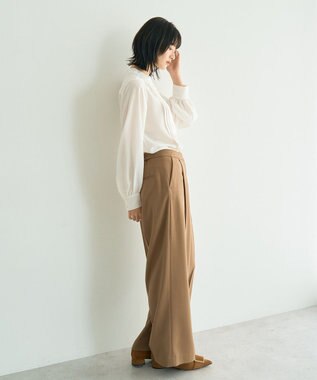 YECCA VECCA タックデザインブラウス Off White