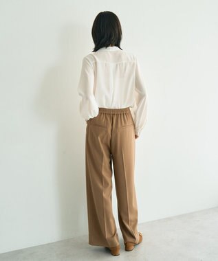 YECCA VECCA タックデザインブラウス Off White