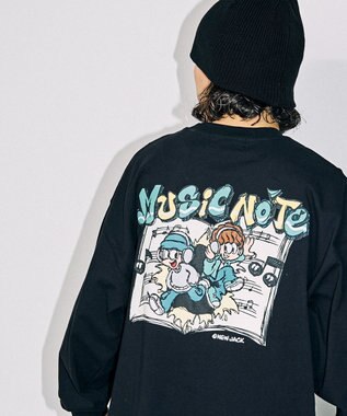 WEGO 別注NEWJACKグラフィックロンT ブラック