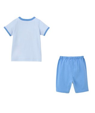 MIKI HOUSE HOT BISCUITS 【70-80cm】 ビーンズ Tシャツセット【BOX付き】 ストームブルー