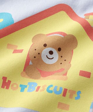 MIKI HOUSE HOT BISCUITS 【70-80cm】 ビーンズ Tシャツセット【BOX付き】 ストームブルー