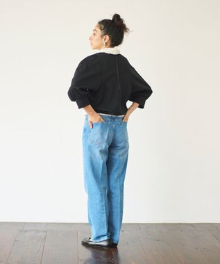 #Newans タートルネックレースブラウス ホワイト