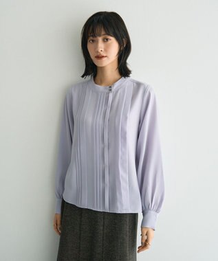 YECCA VECCA タックデザインブラウス Lavender