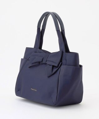 TOCCA 【大人百花掲載】KNOT IN HEART NYLONTOTE M トートバッグ M ネイビー系