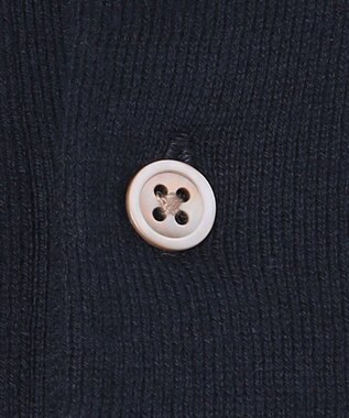 JOSEPH ABBOUD MOUNTAIN 【SPACE】OGストレッチコットン ニットポロシャツ ネイビー系